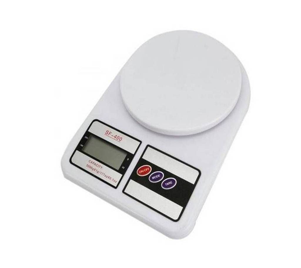 Digital Kitchen Scale - White