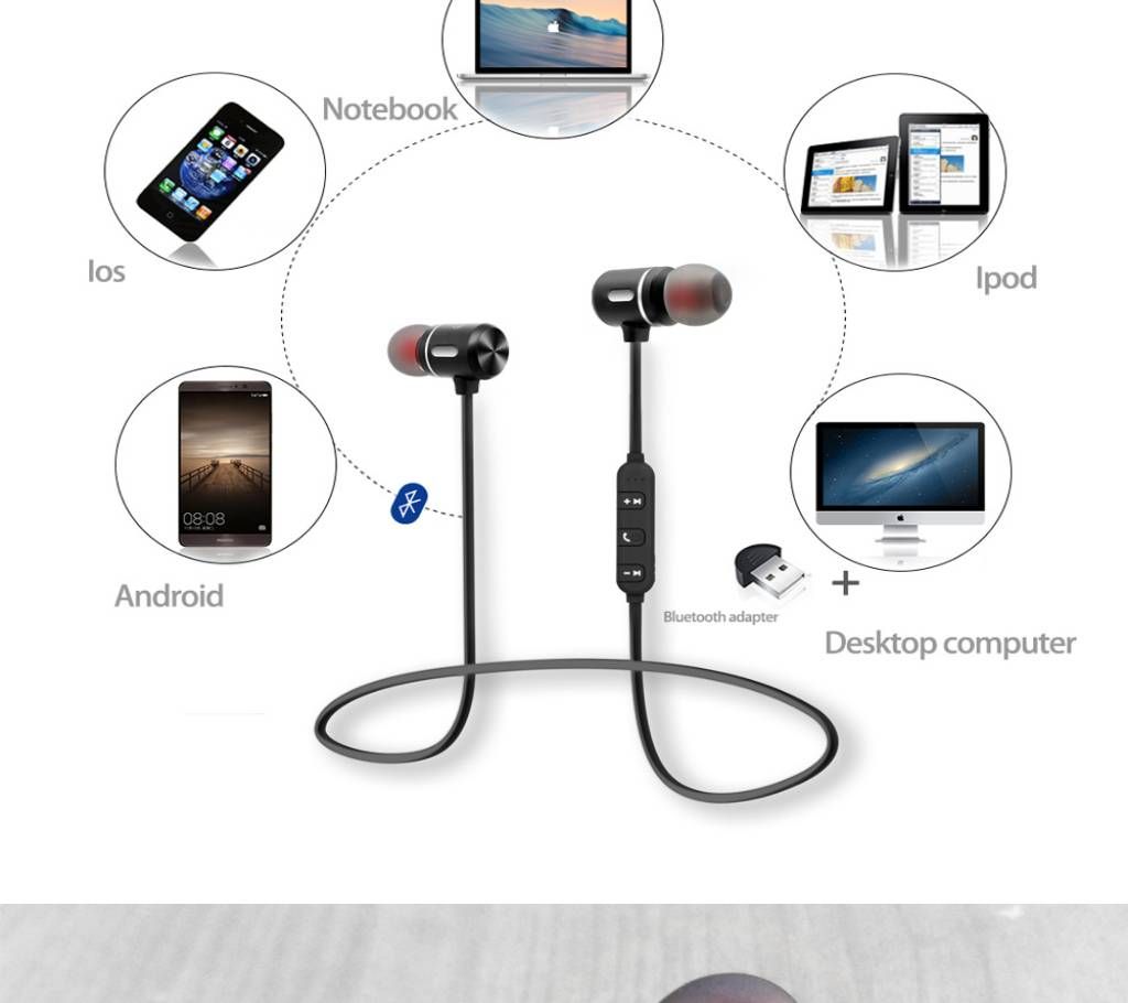Extreme Gadgets  Stereo Bluetooth Earphone - Black