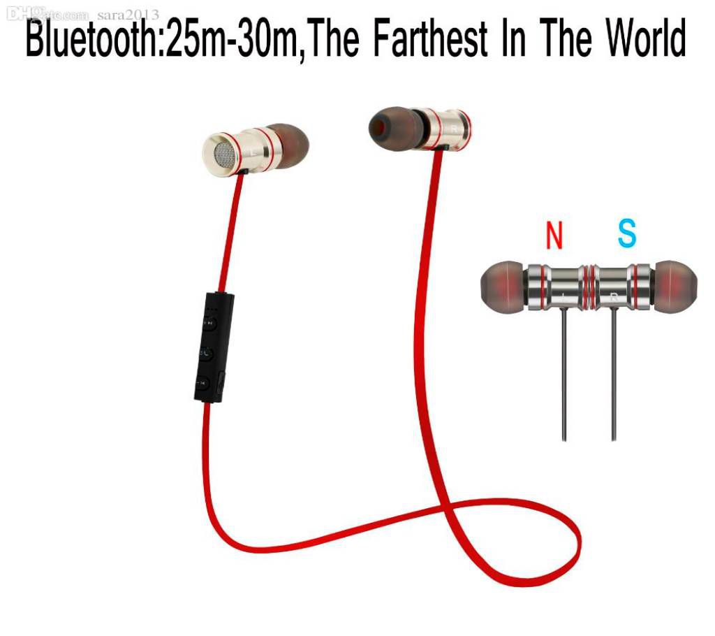 Magnetic Metal Sports Bluetooth Headset