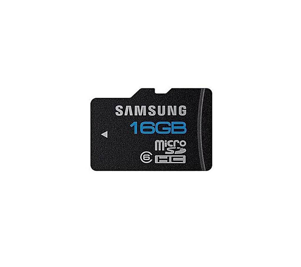 Samsung Class 10 Micro SD Memory Card - 16GB - Black