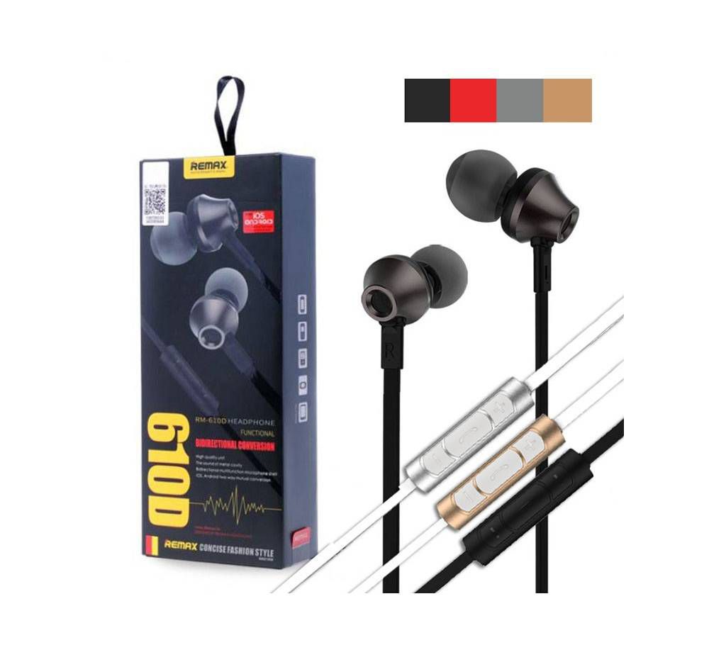 REMAX Wired Earphone RM-610D