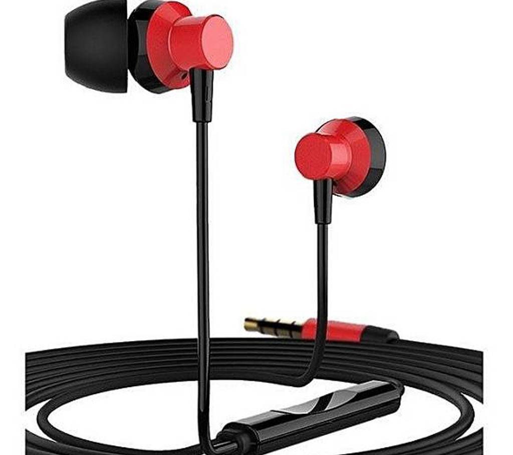 REMAX RM-512 In-Ear Earphone - Red and Black