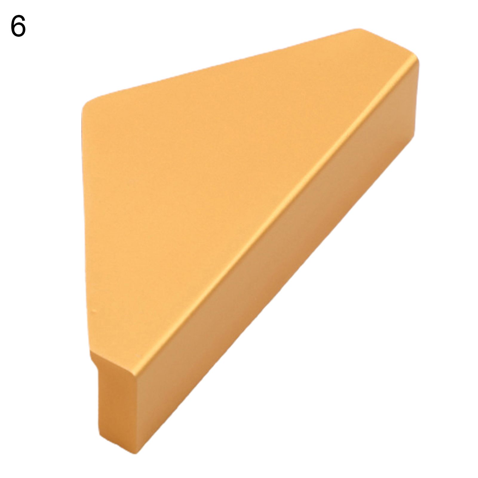 Cabinet Pulls Modern Style Exquisite Semicircle/Triangle Shape Brushed Brass Drawer Handles for Kitchen