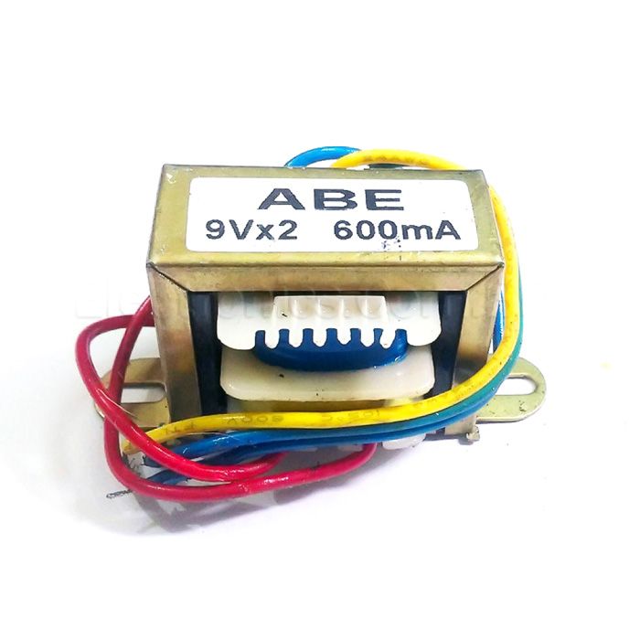 9-0-9 VOLT 600MA TRANSFORMER