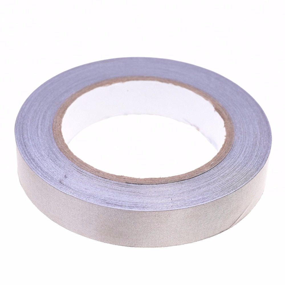 1pc 20*20mm Silver BCP Conductive Cloth Fabric Adhesive Tape LCD Laptop EMI Shielding Tape