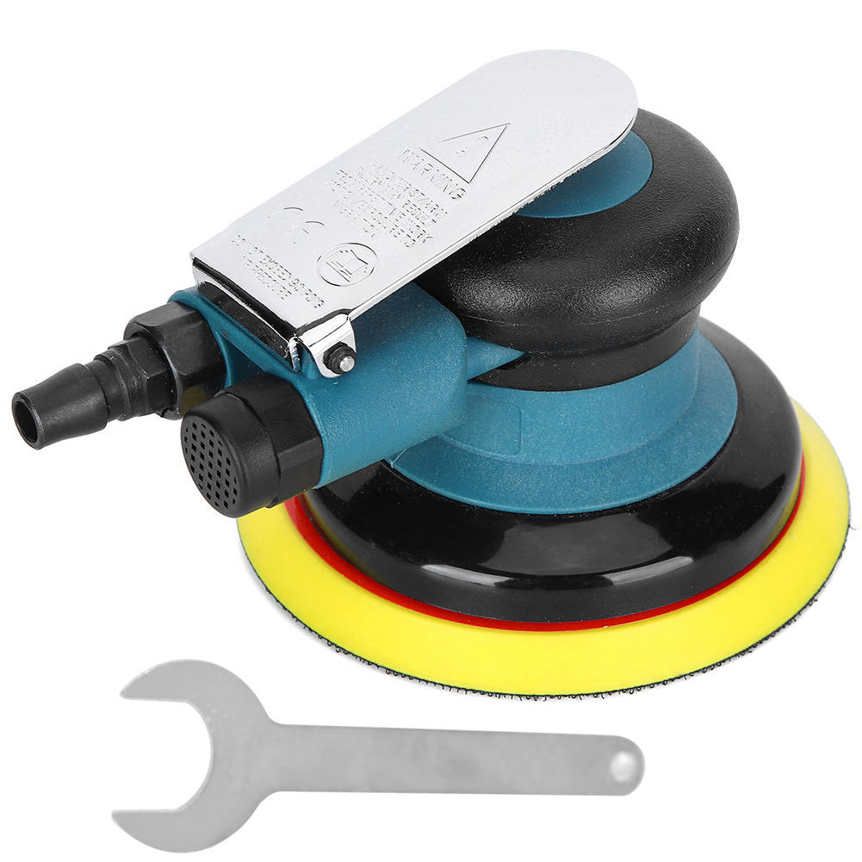 NEW Handheld 5" Air Sander Grinder Polisher Pneumatic Round Polishing Tool