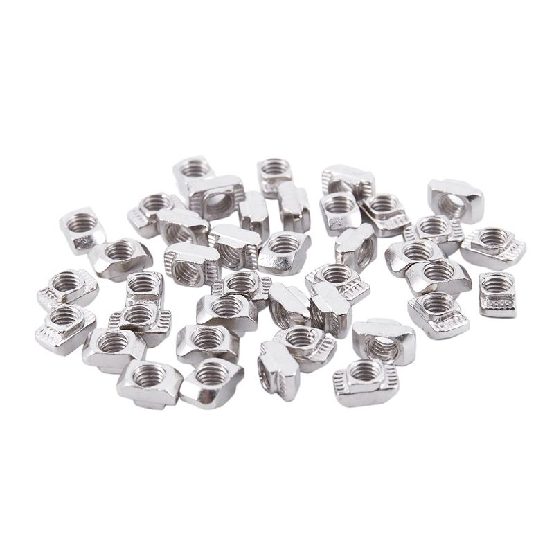 Drop In Post Assembly M5 T-nut for 20 x 20 Aluminum Extrusion Pack of 40