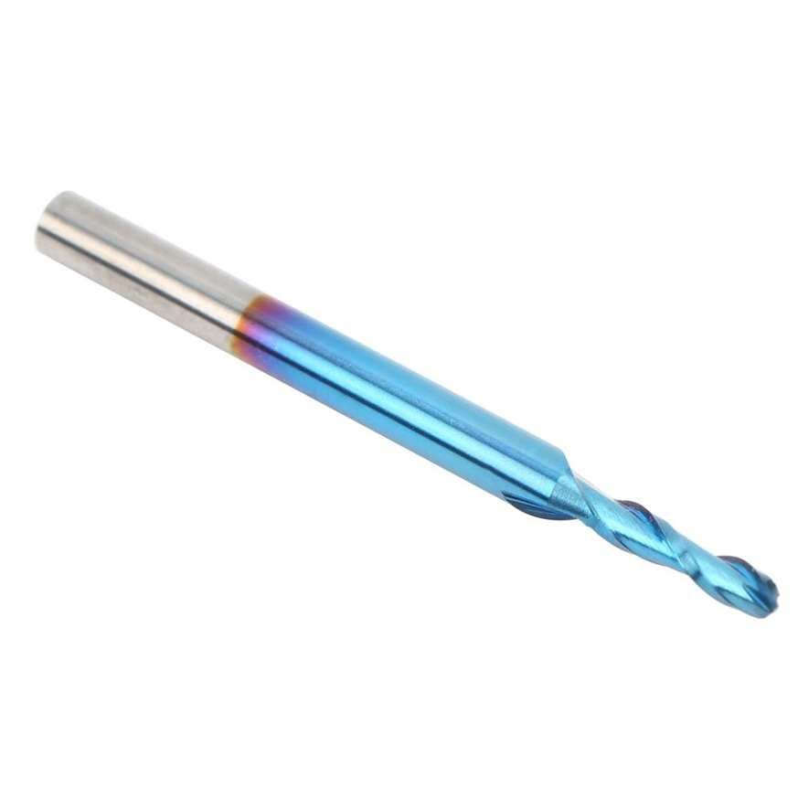 Router Bit 2-Flute Spiral Ball Nose End Mill Universal Milling Cutter for Engraving Drilling Cutting
