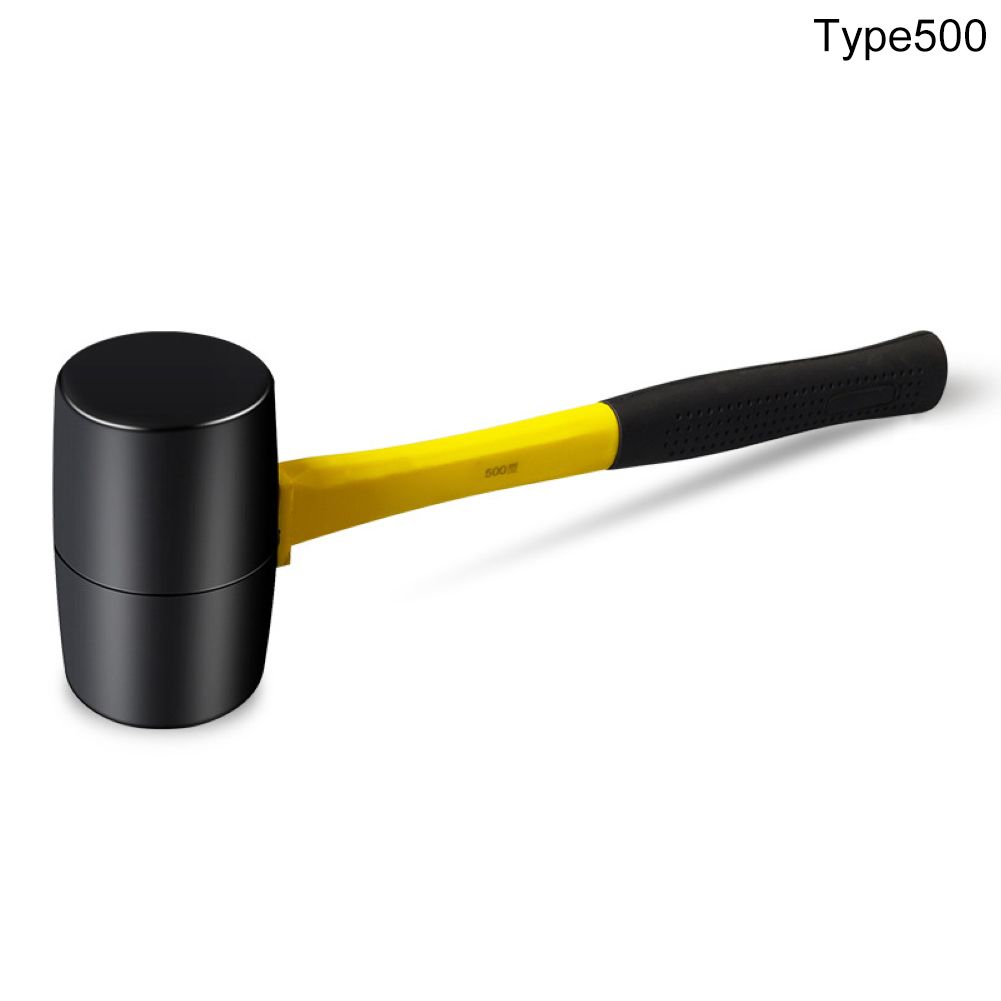 Multi-functional Elastic Rubber Handle Hammer Ceramic Tile Installation Tool
