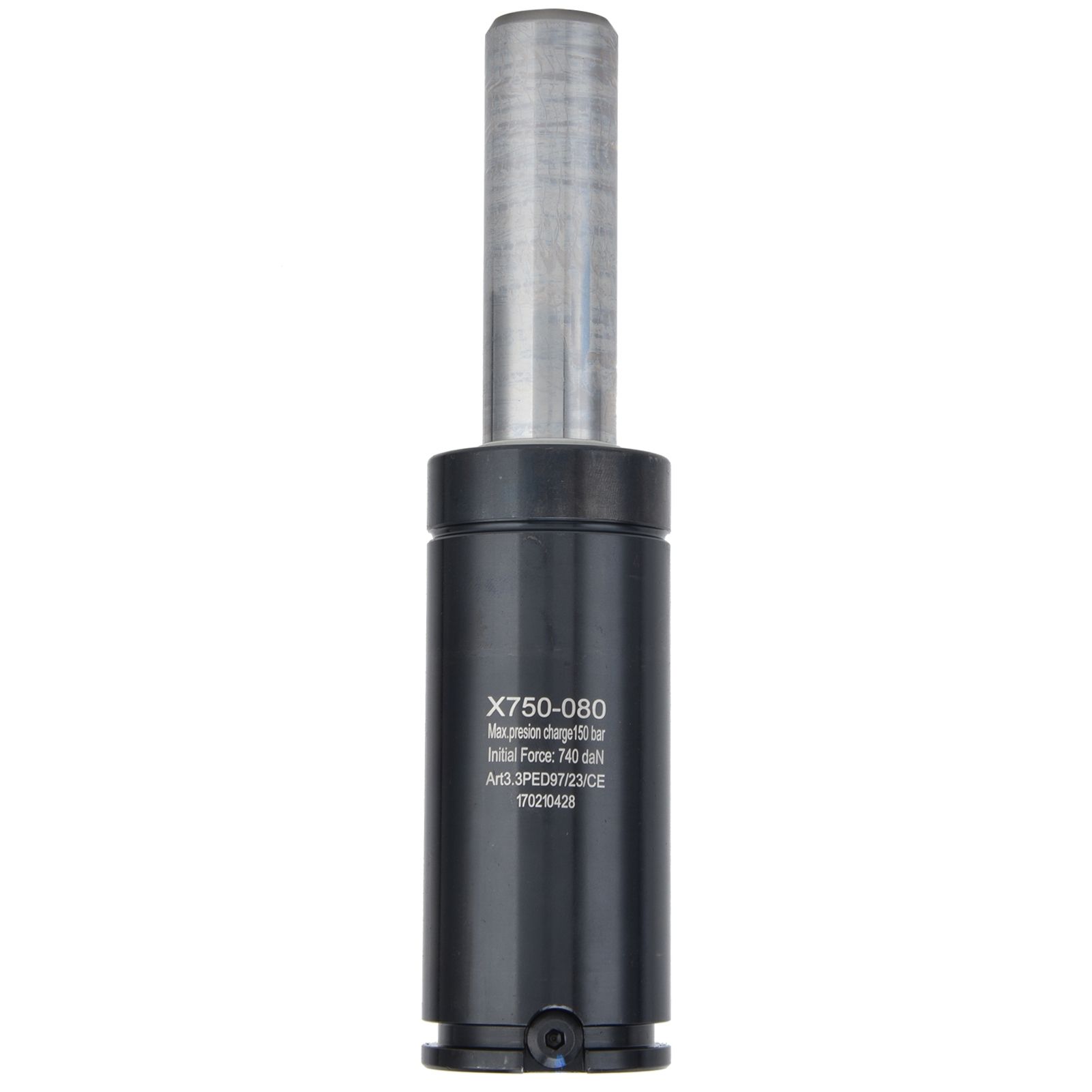Gas Stamping Parts Large Stroke 7400N Initial Force Nitrogen Spring High Hardness Easy Install Safe Reliable with M8 Screw