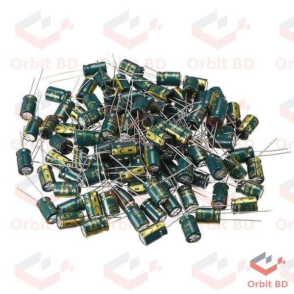 Radial 220uF Electrolytic Capacitor 35V-15Pcs
