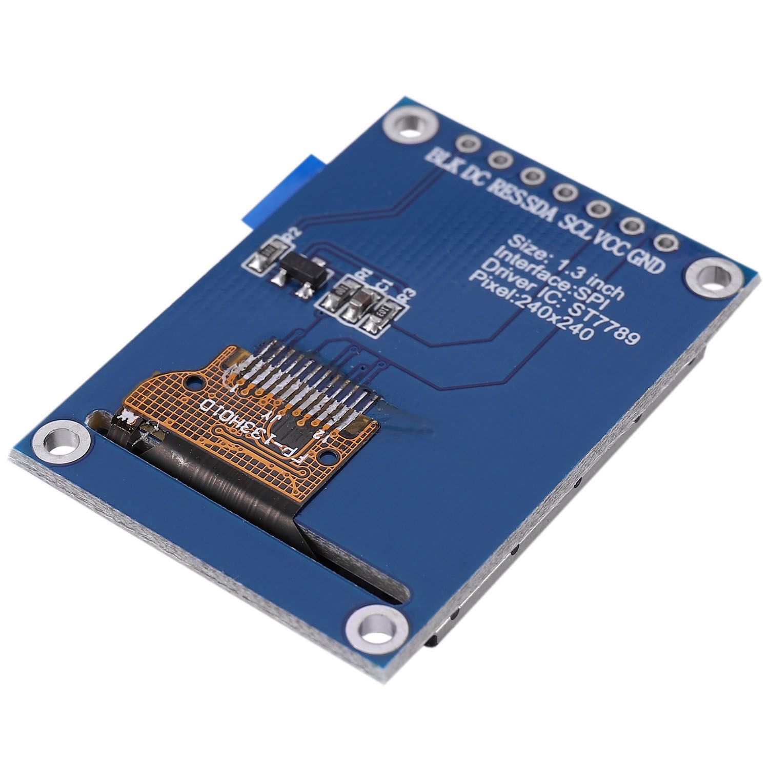 1.3 Inch Ips Hd Tft St7789 Drive Ic 240 x 240 Spi Communication 3.3V Voltage Spi Interface Full Color Tft Lcd Display