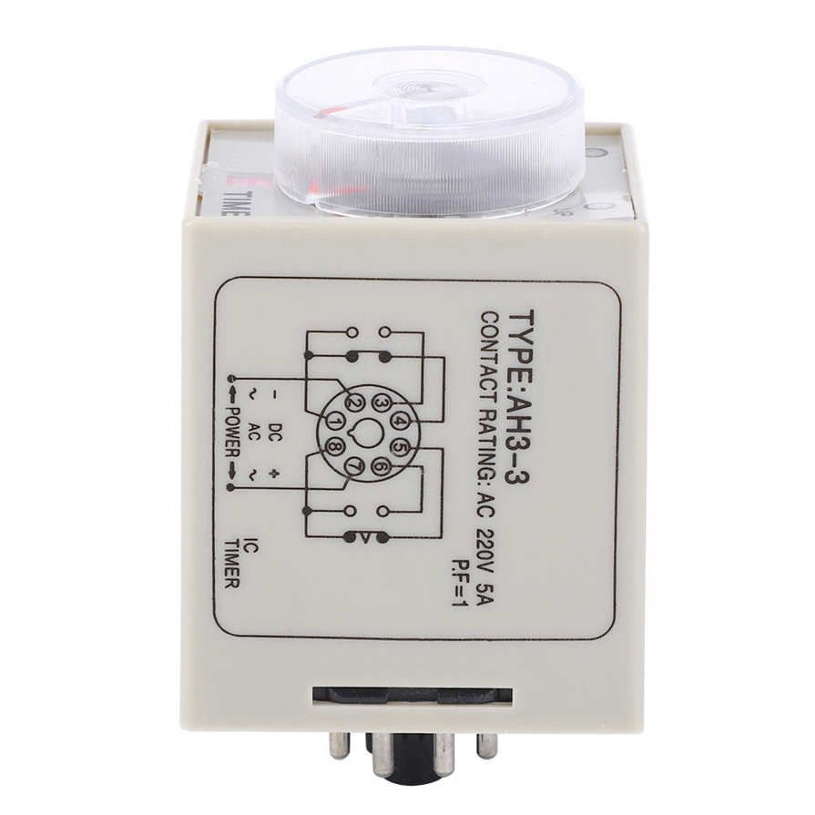 Relay AH3-3 Adjustable Delay Timer Switch 220V for Automatic Control System