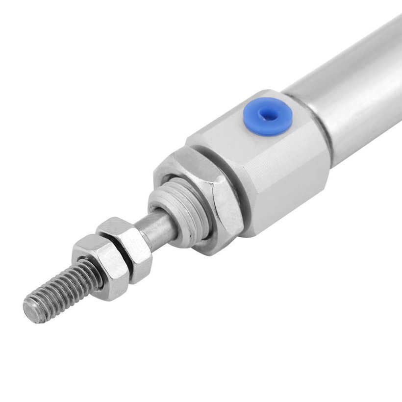 Stainless Steel 10mm Bore 75mm Stroke Single Rod Double Acting Mini Pneumatic Air