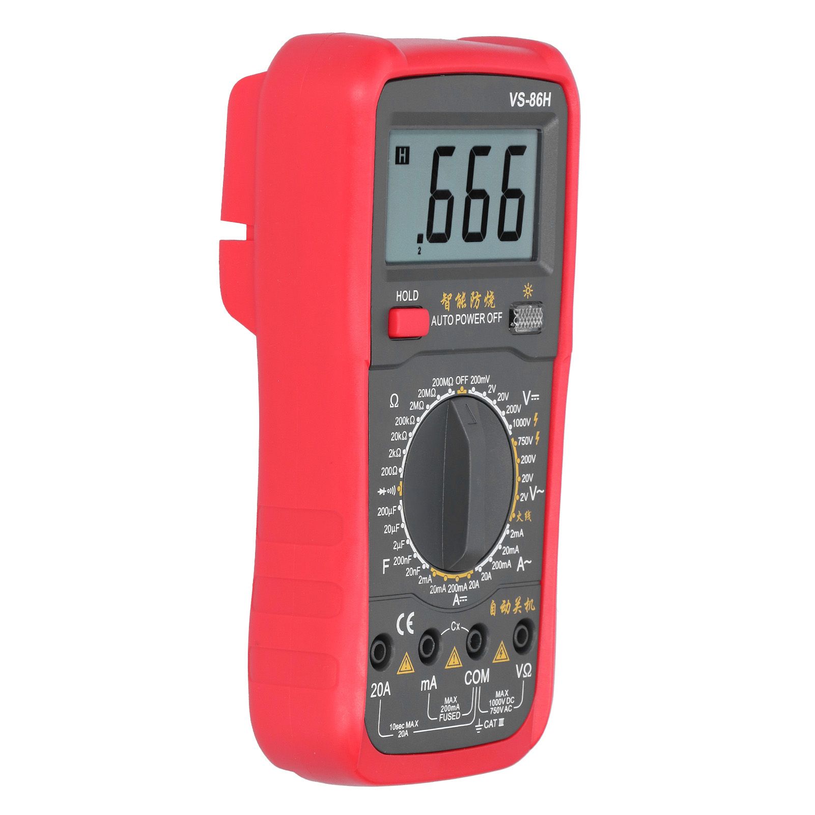 Voltage Tester Meter Digital Clamp Accurate Readings High Accuracy for Woman Man Home Factory