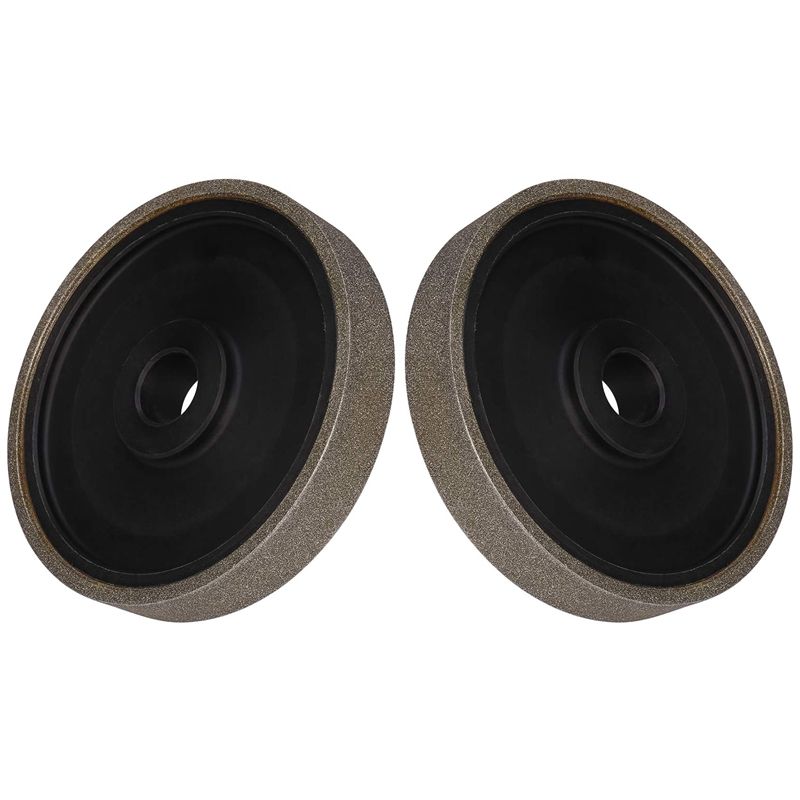 2x Diamond Lapidary Jewelry Grinding Wheel 6Inch X1 Inch (for Gem Granite Glass Stone Marble)-1000 & 3000