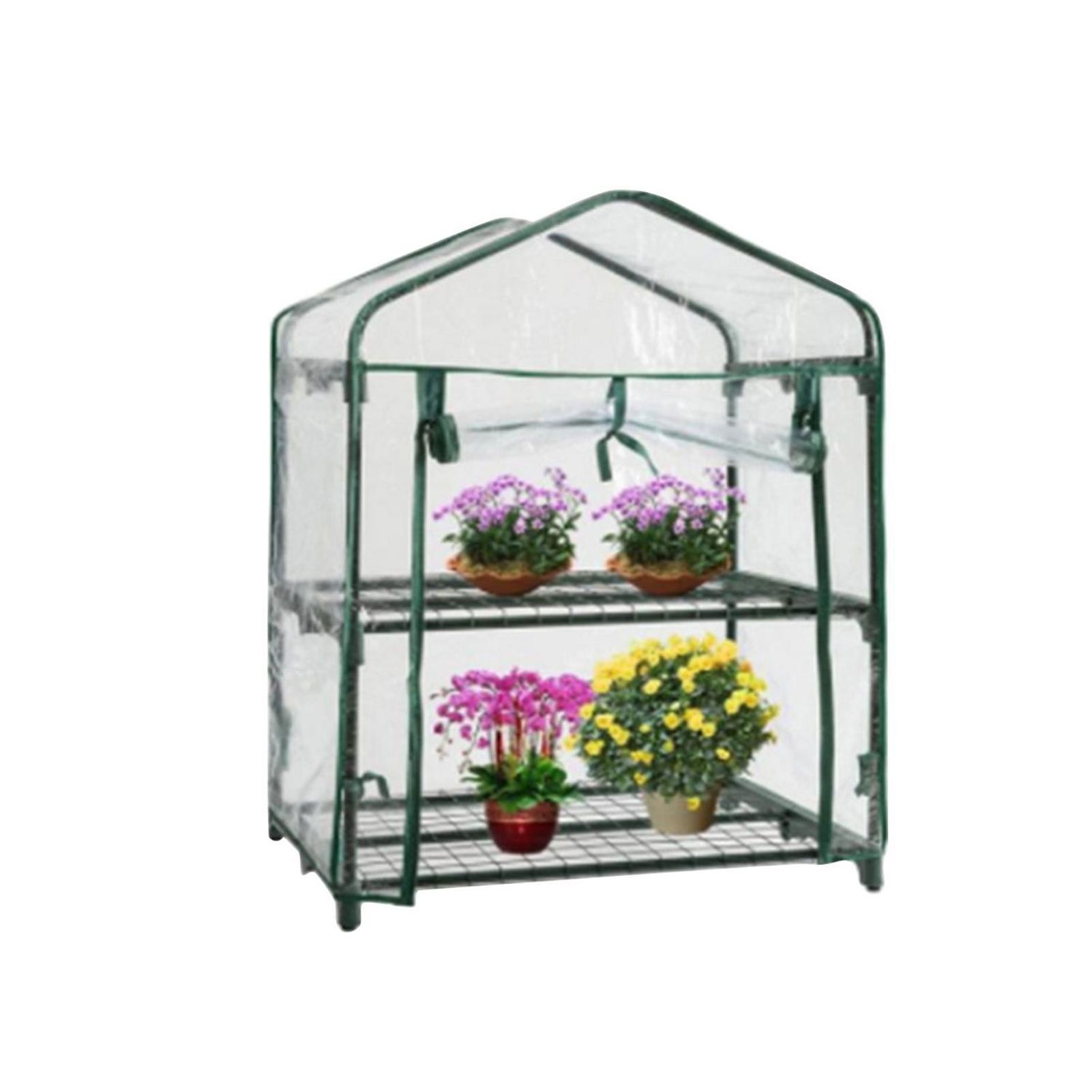 Greenhouse Cover Reinforced Zippered Roll-up Door Cover