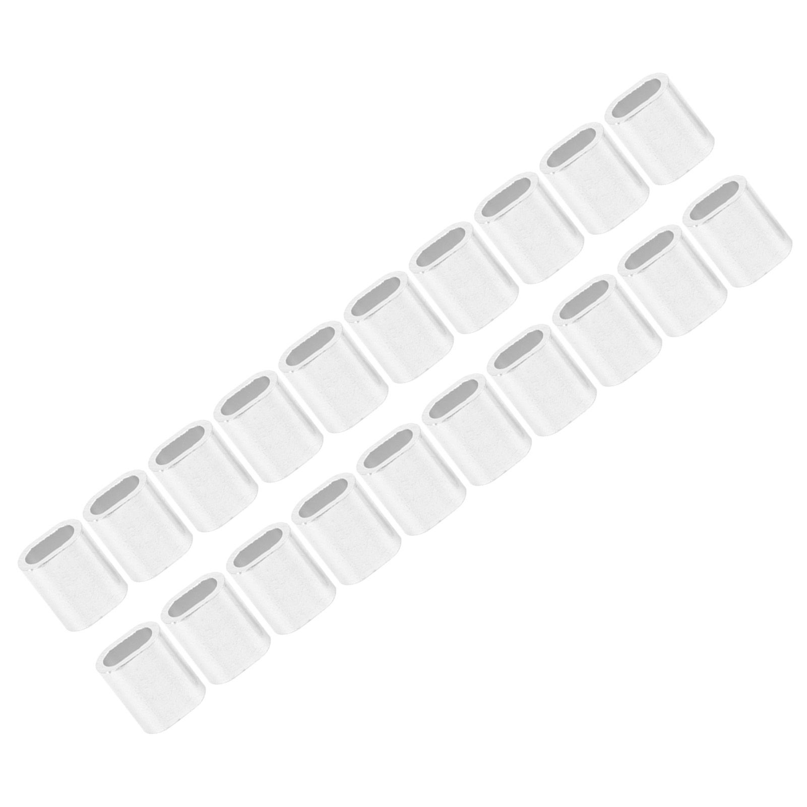 Aluminium Ferrules 100Pcs Wire Rope Clamp For Rigging