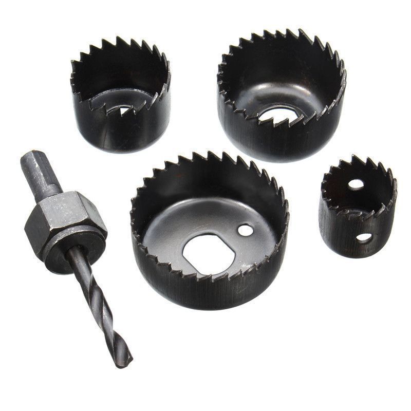 5pc Hole Saw Set Drill Bit Cutting Cutter Round Circular 30mm 38mm 44mm 54mm