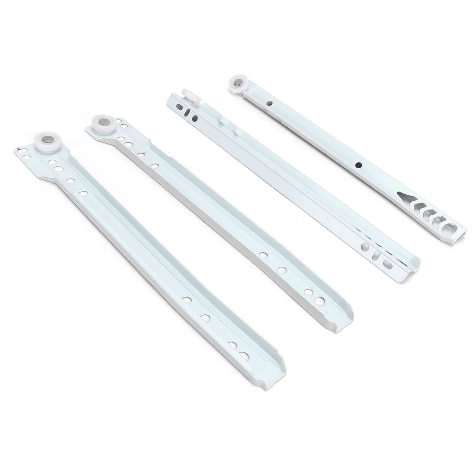 Drawer Slide Kit Cold Rolled Steel Thicken Cabinet Track Rail Furniture Hardw ZI