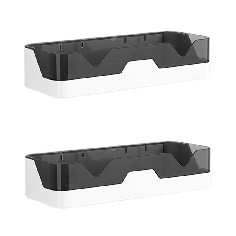 2-Piece Set of Non-Drilled Shower Rack Wall-Mounted Shower Storage Basket Suitable for Bathroom/Kitchen