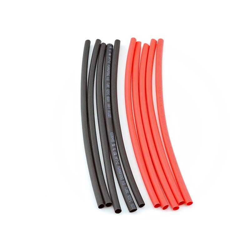 Heat Shrink Tube 2mm - Red & Black 10 feet