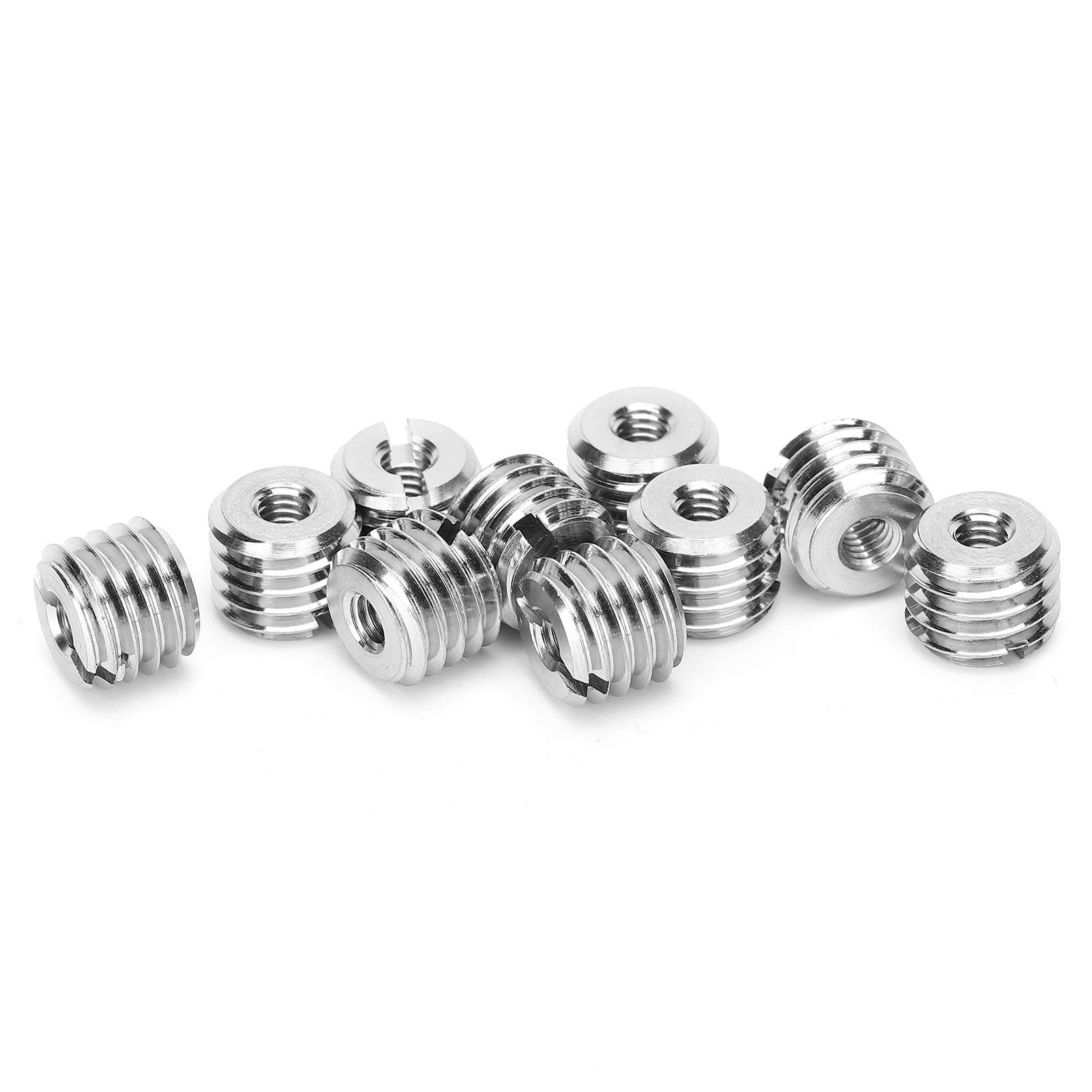 10pcs Thread Inserts Repair Tool Reducing Nut Male Female Stainless Steel