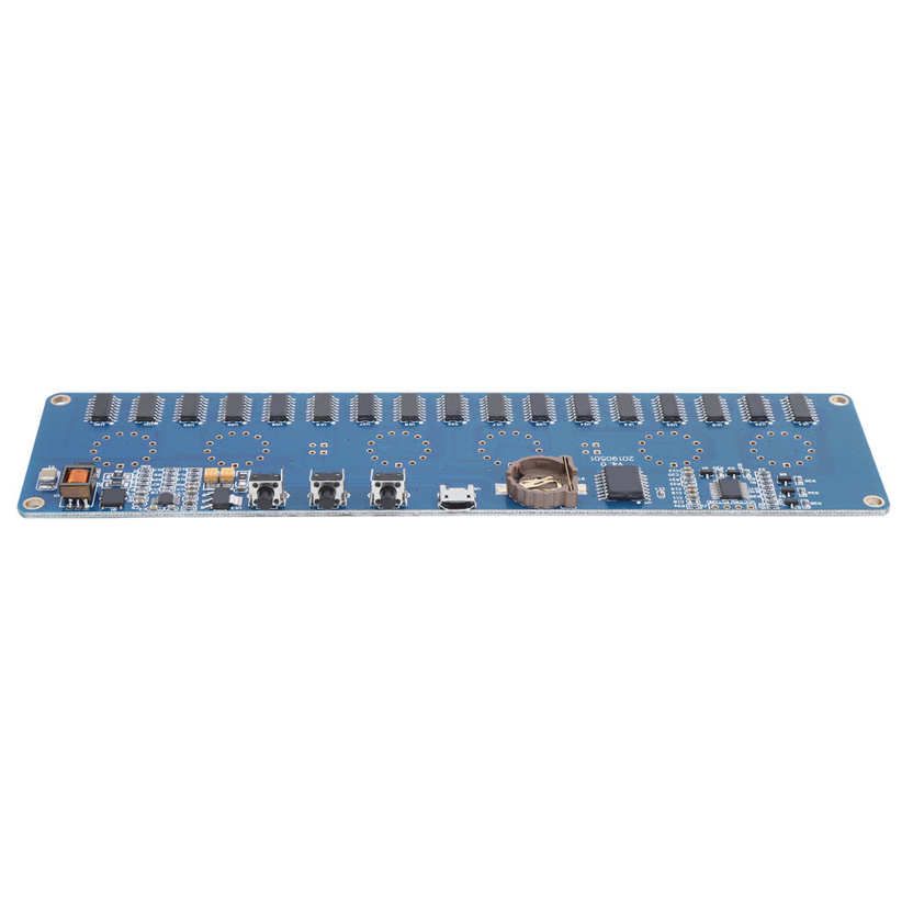 Digital Clock Module Board Glowing Tube DIY 24-Hour Display Electronic Component USB 5V