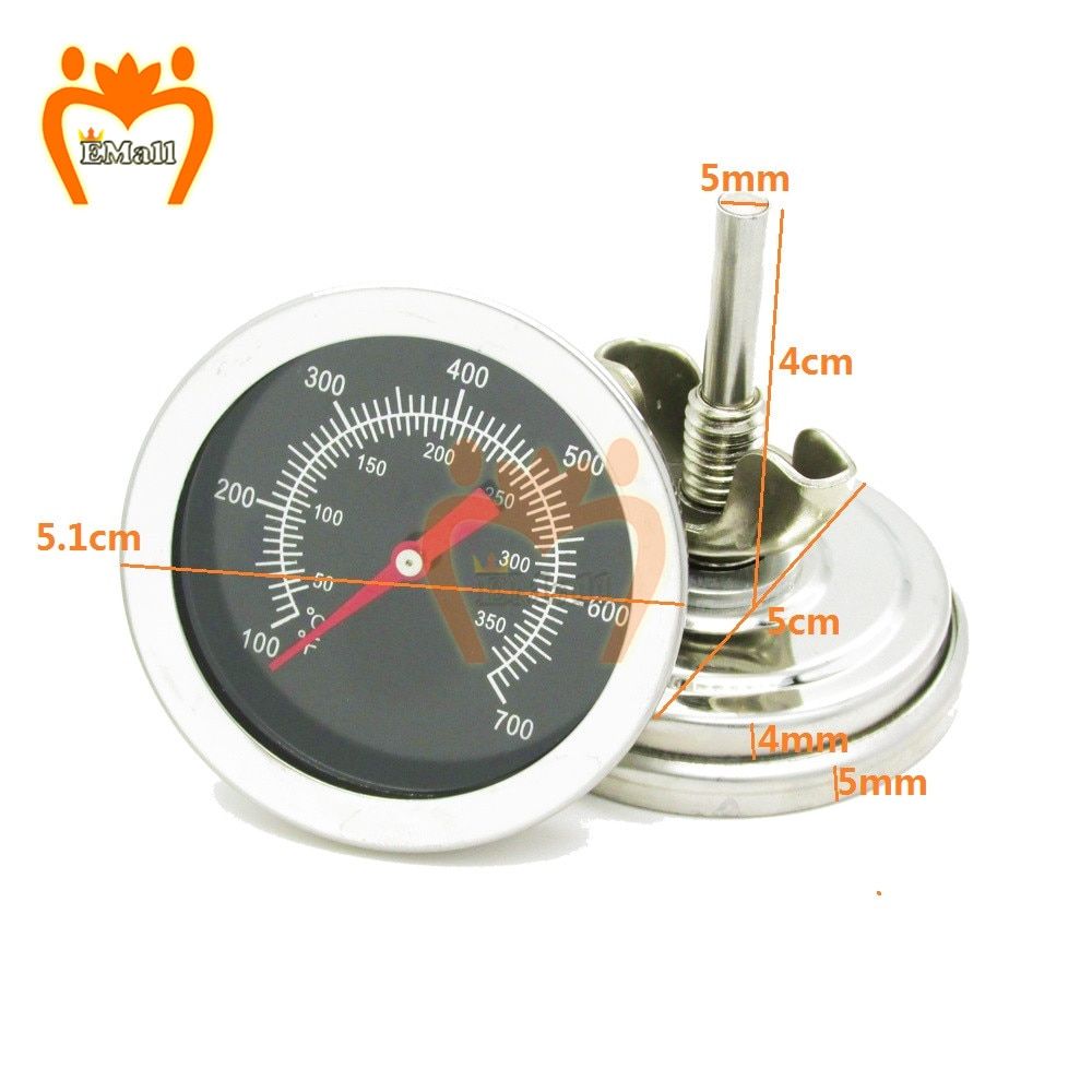 New Stainless Steel Coffee Thermometer r Grill Kitchen Milk Food Tea Water BBQ Tature Tester Gauge Temp Sensor
