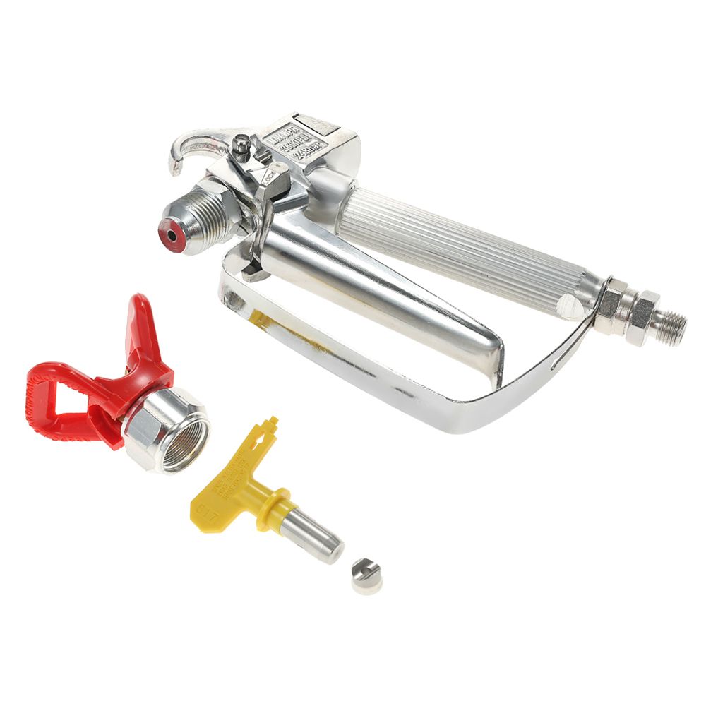 Brand New 3600Psi High Pressure Airless Paint Spray Gun With 517 Spray Tip