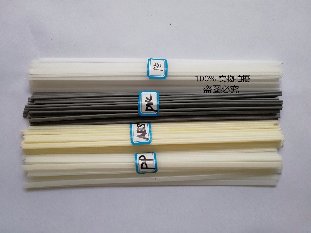 4 kinds PP/ABS/PE/PVC Plastic Rod ABS welding Electrode Rod Plastic Bumper Welding Stick Plastic Welding Rire Welder Rods