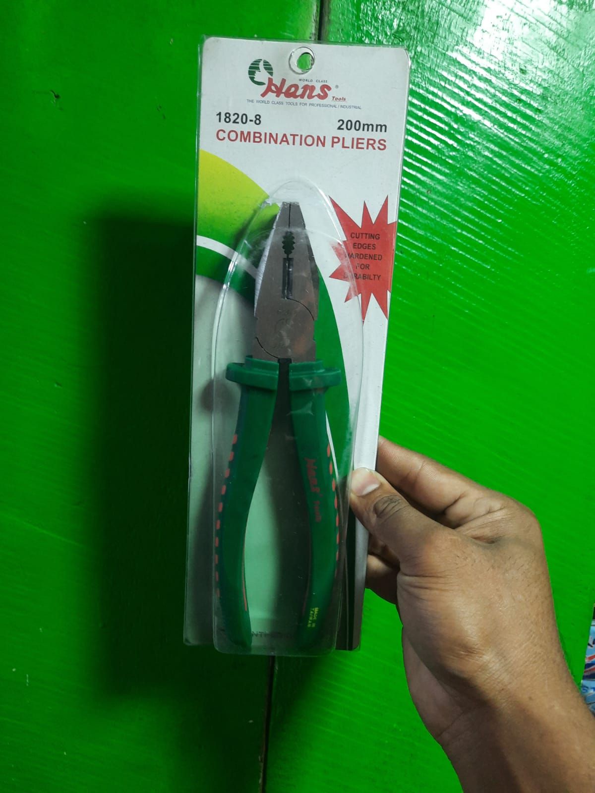 Combination Pliers 8''Inch/ Heavy Duty Professional Handle HANS brand