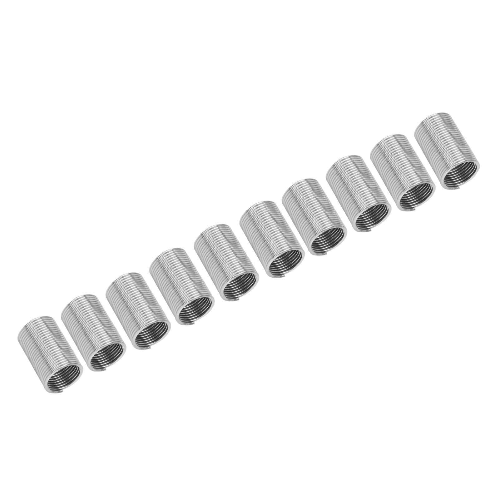 10x Wire Thread Insert Stainless Steel Screw Bushing Threaded Fastener M10
