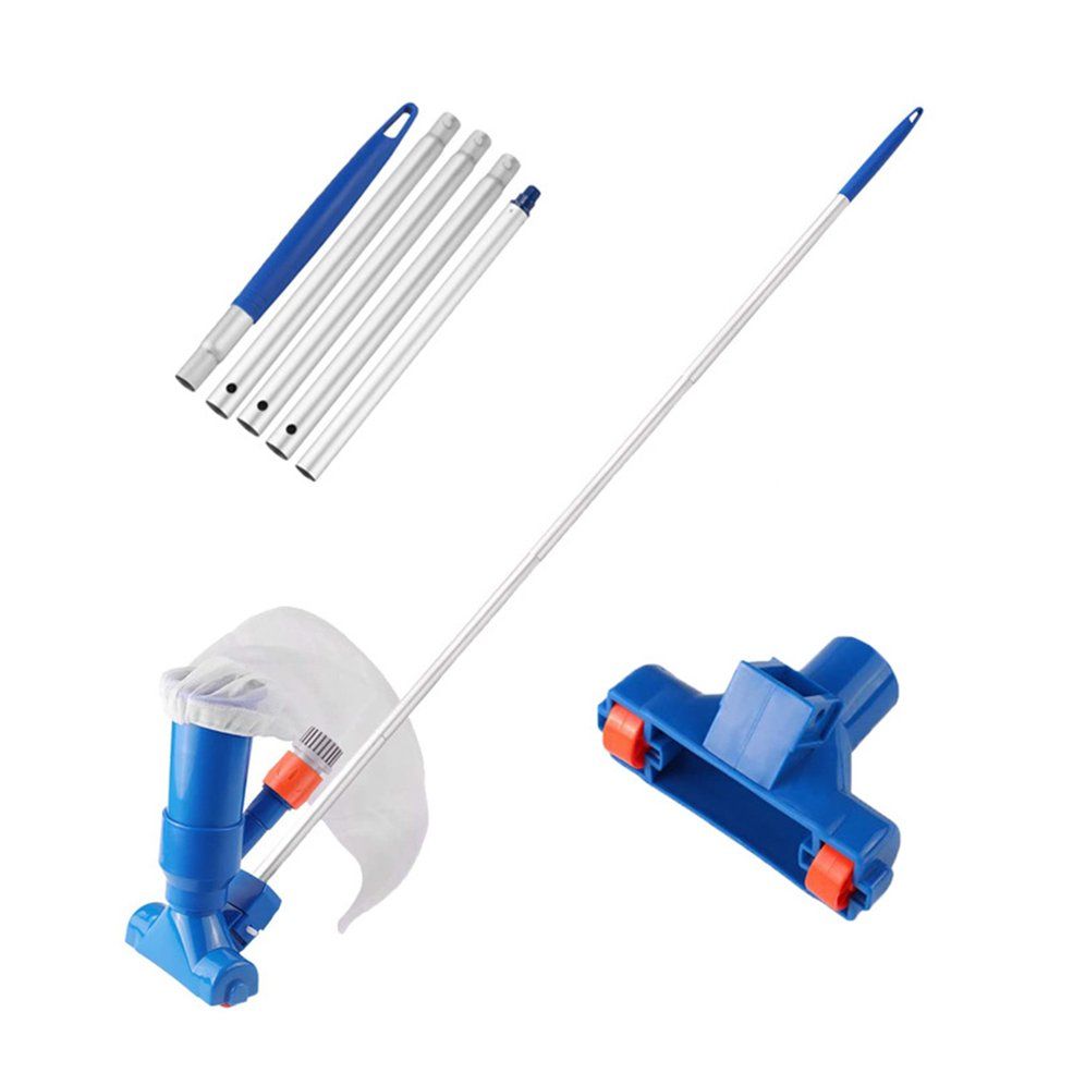 Pool Vacuum Cleaner Cleaning Tool Suction Head Basin Fountain Vacuum Cleaner-blue