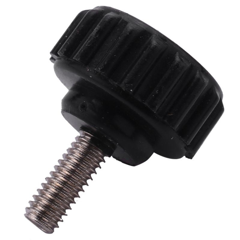 NAMUNY 2pcs M4 x 10mm Round Head Screw on Thumbscrews Knurled Clamping Knob 2 Pcs