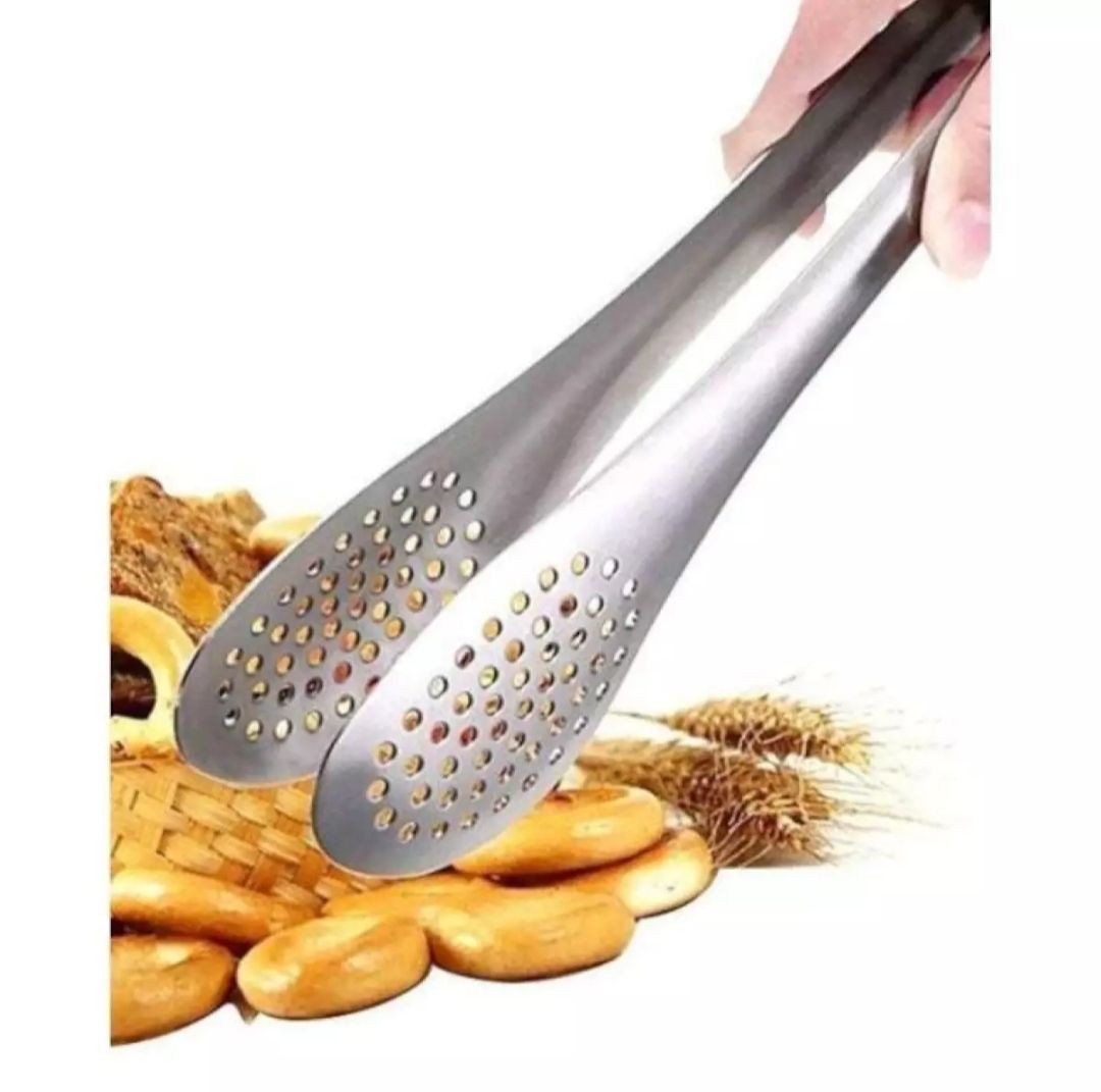 Stainless Steel Food Tongs Kitchen Multi Use Food Tongs Utensil Cooking Tong Clip Clamp Accessories Salad Serving BBQ Tools