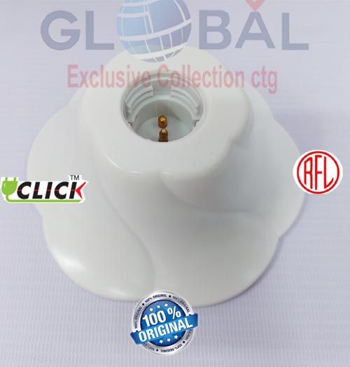 Click Tulip Batten Holder, Combo (Pin/Pach) Bulb Holder