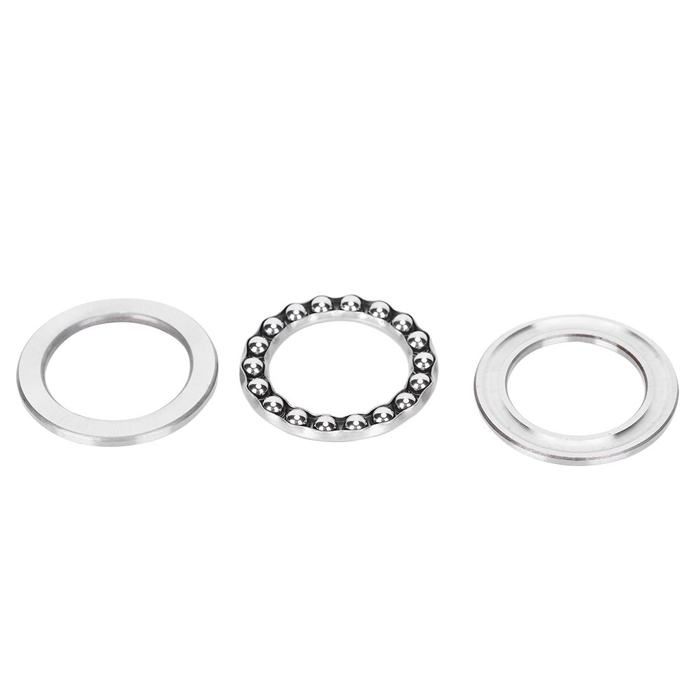 5pcs Axial Ball Bearing 2Rs Low Noise Stamping Thrust Replacement for Equipment Installation Machinery Manufacturing