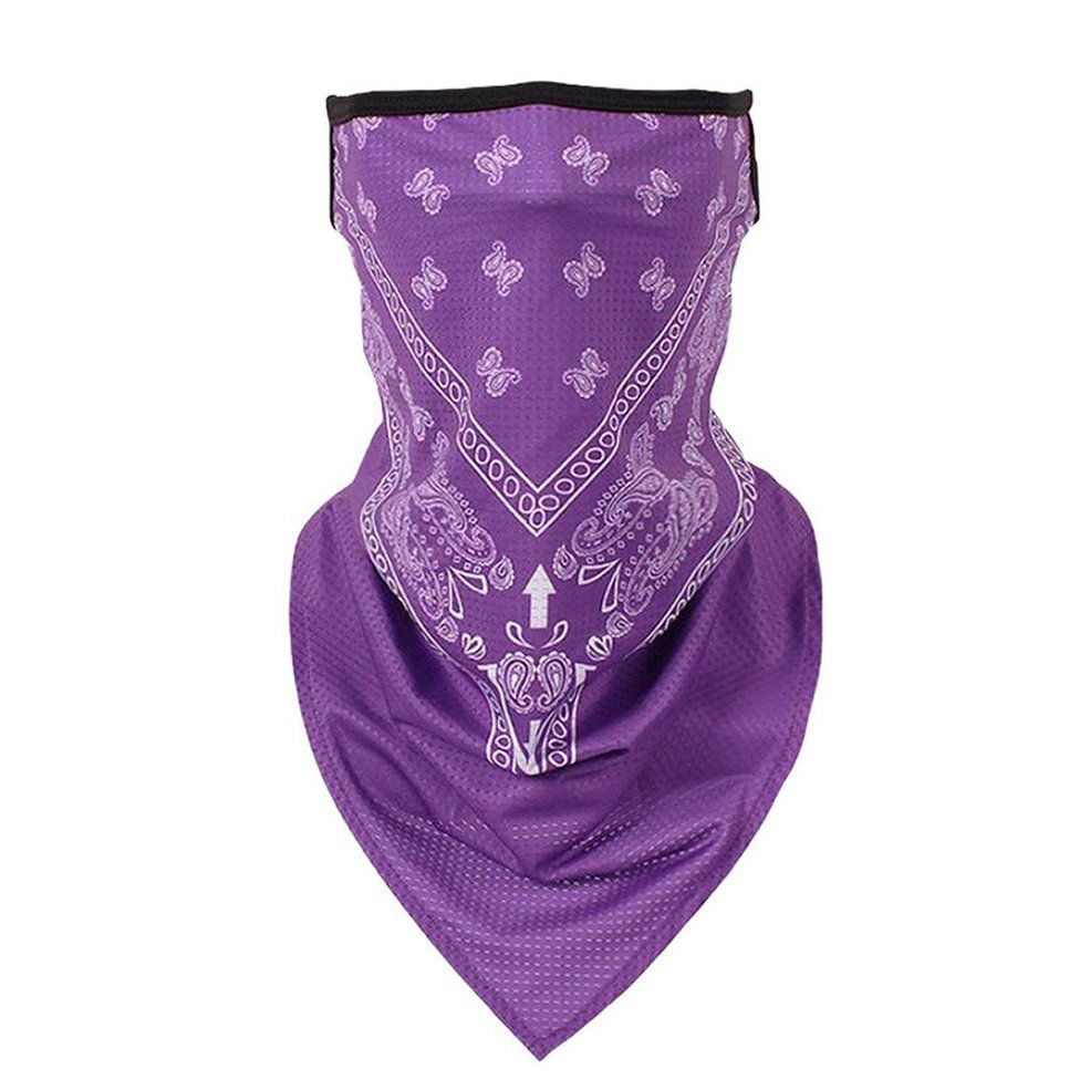 Breathable Mask Triangle Bandana Male Female Cycling Windproof Fishing Sun Mask Dustproof Snare Outdoor