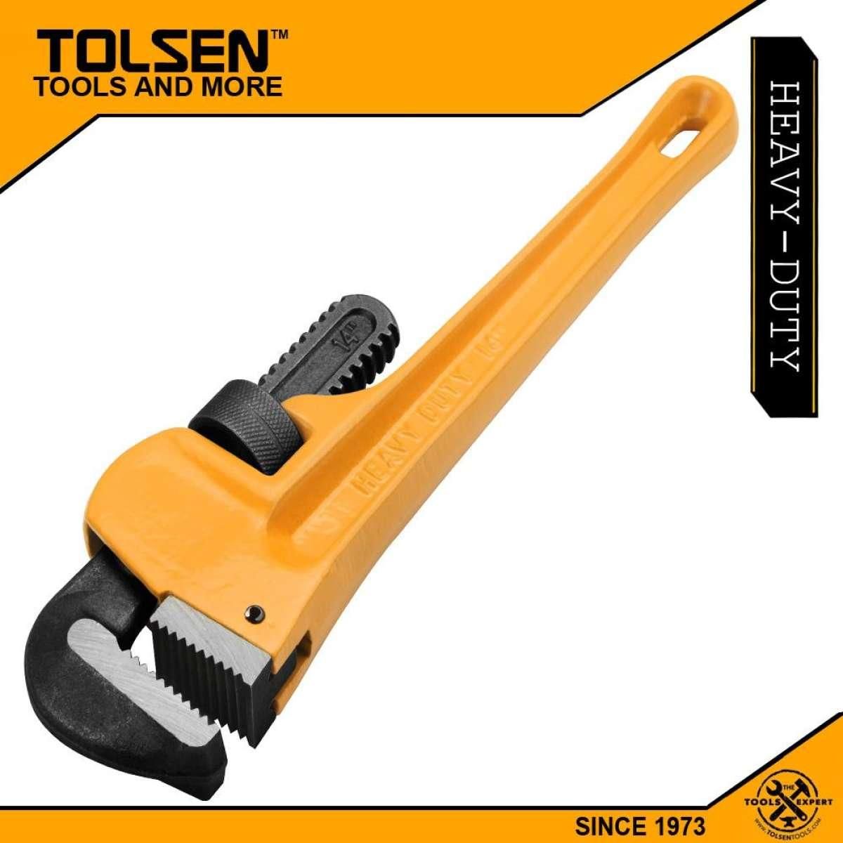 TOLSEN 12 inch Pipe Wrench (300mm) Heavy duty 10233