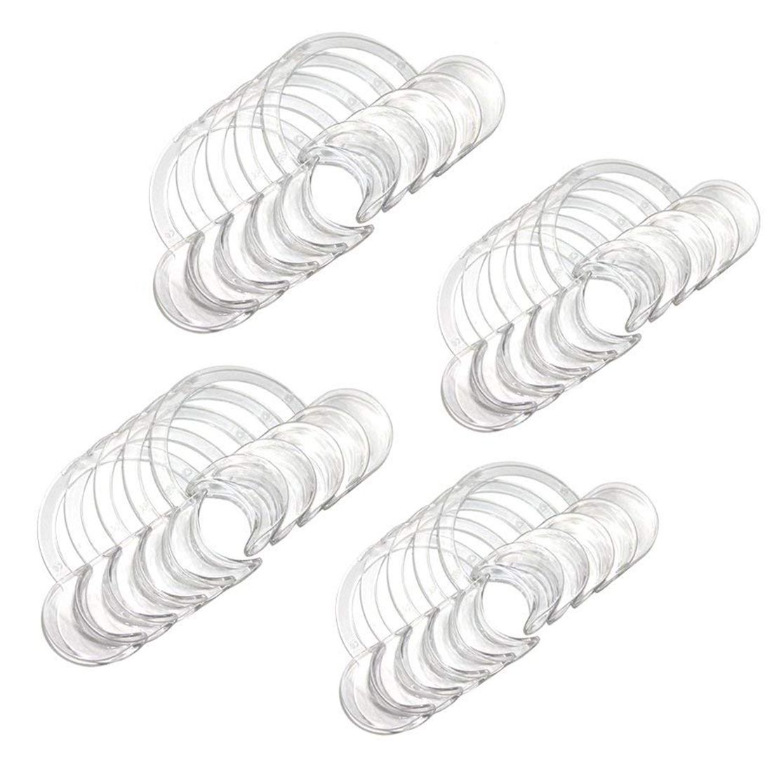 Delicate product 20 Pack (10 Medium+10 Large) C-Shape Cheek Retractor, Autoclavable Dental Mouth Opener,Disposable Dental Lip Retractor for Mouthguard Challenge Game