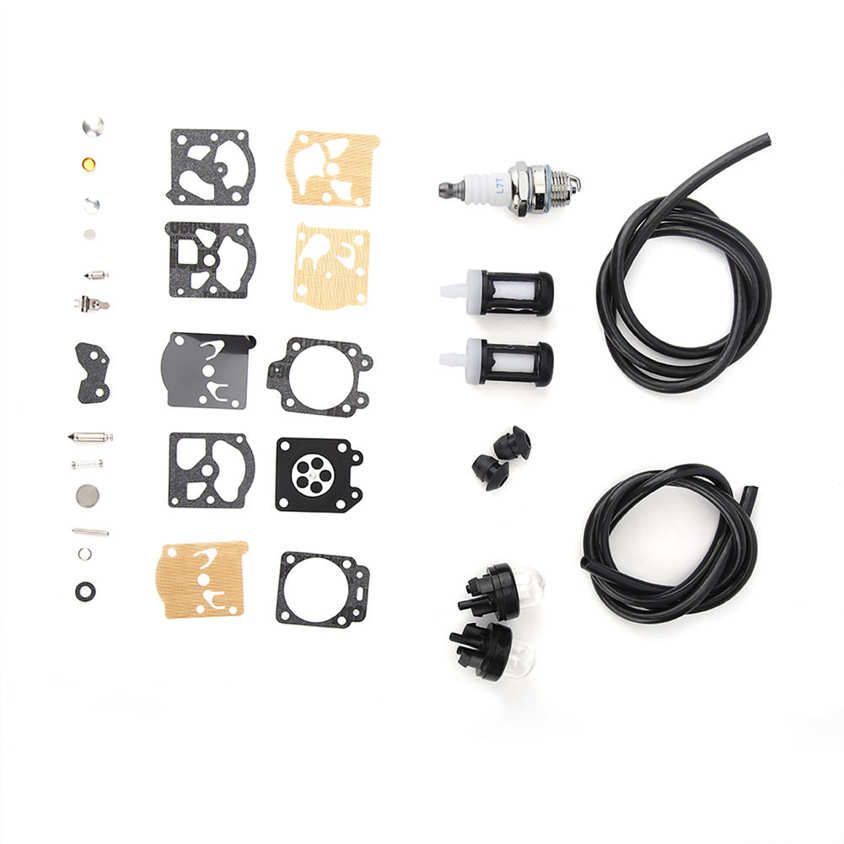 Carburetor Repair Filter Kit Fit for STIHL FS36 FS40 FS44 Grass Trimmer Replacement 2 x Primer bulbs2 Grommet2 Fuel Filter2