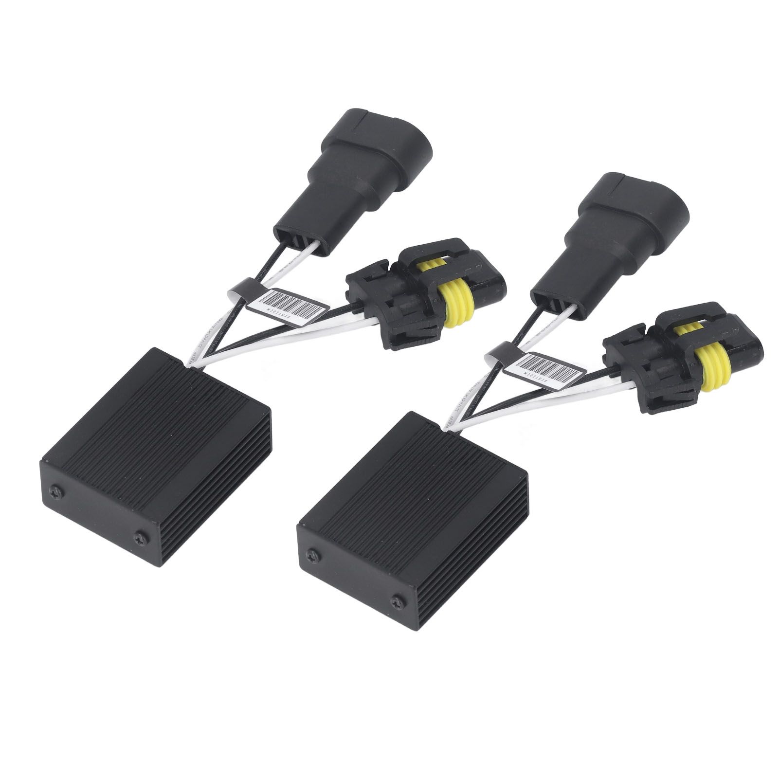 Himeng La 2Pcs LED Canbus Decoder Headlight Bulb Light Error Canceller Accessory Set Kit C14 9006