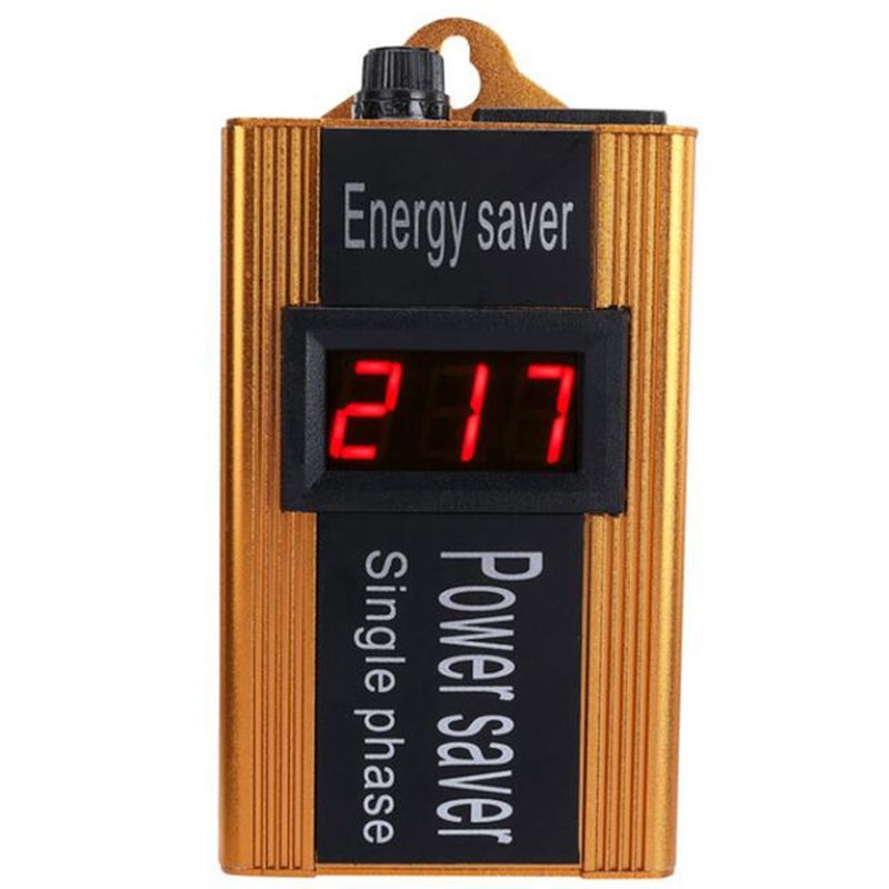 Intelligent Power Saver Energy Saving Devices Smart Power Factor Saver Electricity Saving Box 100KW, US Plug