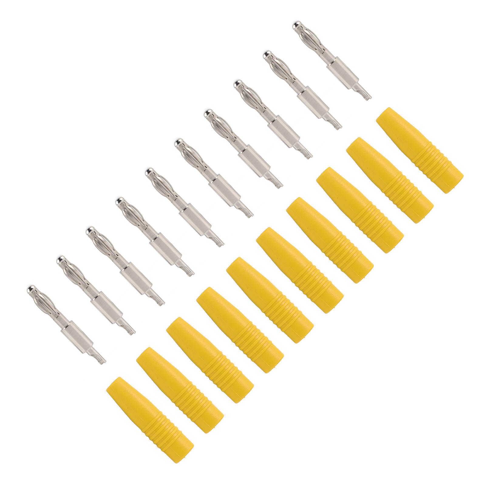 Banana Plug Male Connector PVC Socket Removable Good Transmission 4.0mm Solder Plugs Convenient High Efficiency Insulating