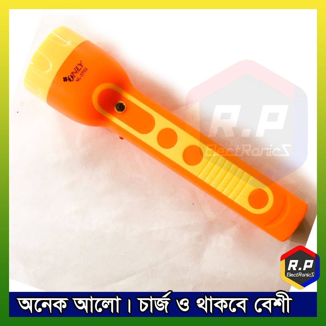 Torch Light NL-3703 / Hi brightness torch light with double power battery