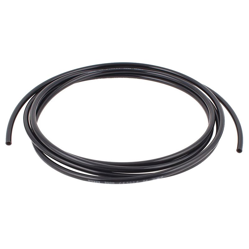 6mm x 4mm Pneumatic Air Compressor  Hose Pipe 3 Meters Black