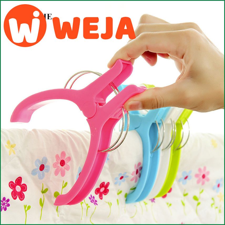 4Pcs/set 15*2.2cm Stronging Plastic  Clips Beach Towel Clamp To prevent the wind Clamp Clothes Pegs Drying Racks Retaining Clip