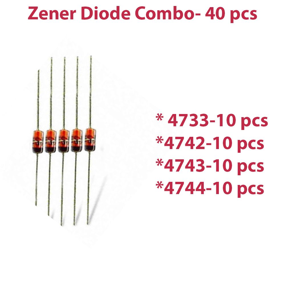 Zener Diode Combo- 40 Pcs - Solar Panel