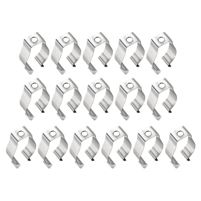 T8 lamp holder , 120Pcs T8 LED Light Bulbs U Clips Holder Fluorescent Tube Lamp Bracket
